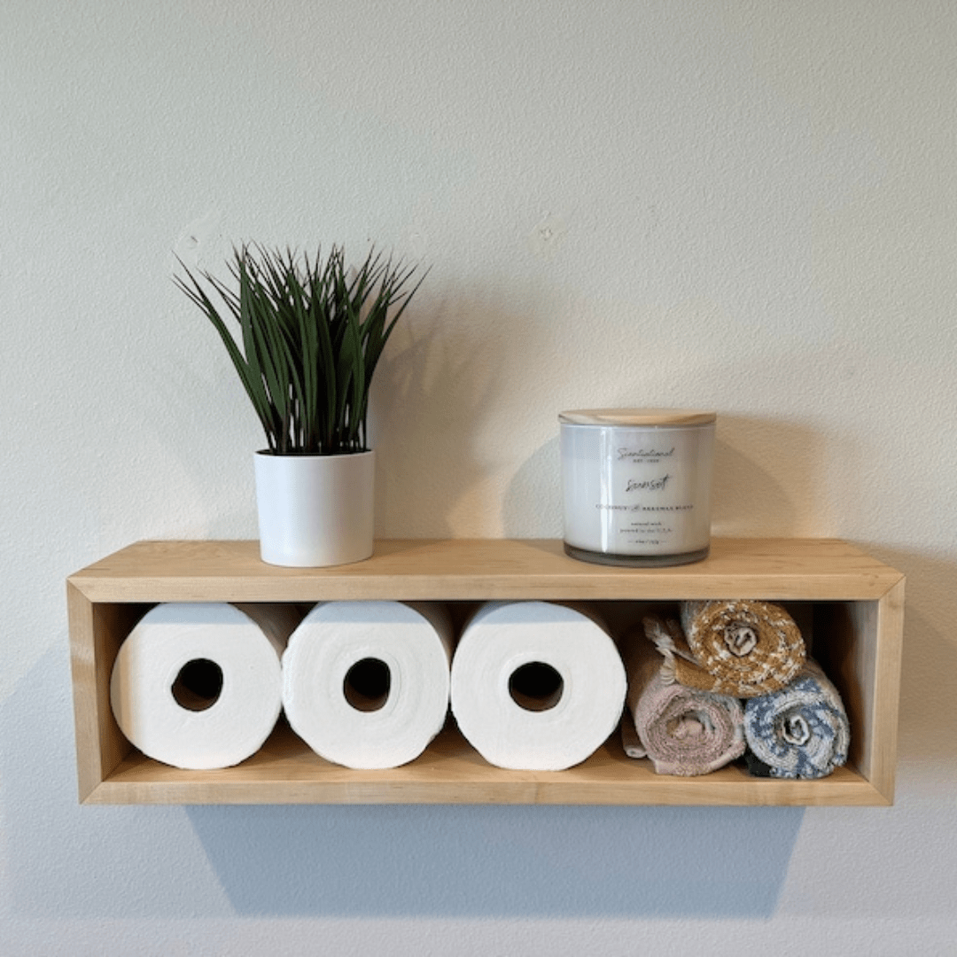 Étagères de luxe pour salle de bain