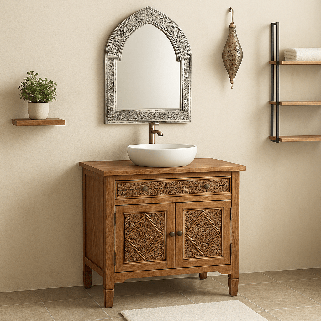 Meuble de Salle de Bain Marocain