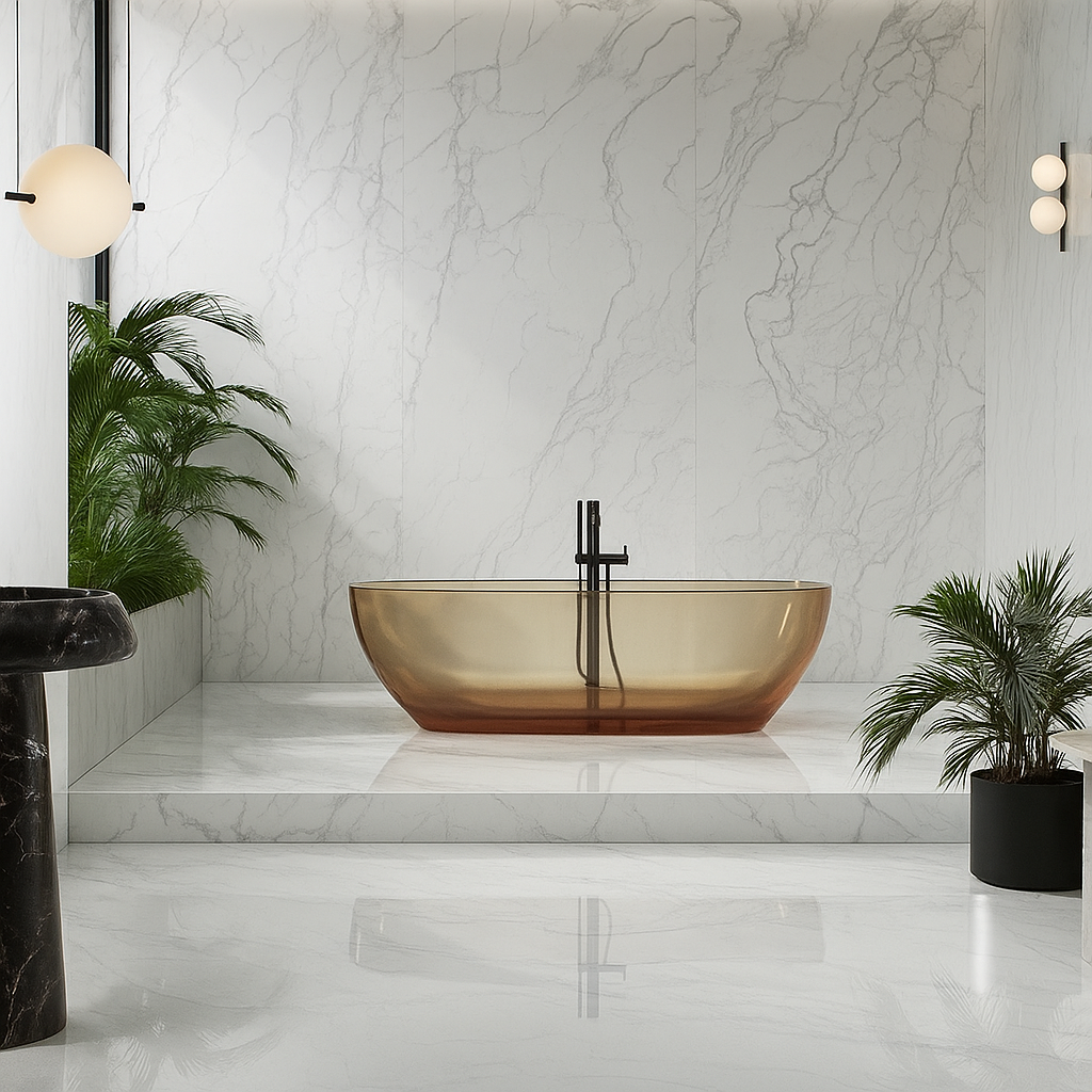 marbre New Calacata Gris dans l’aménagement intérieur