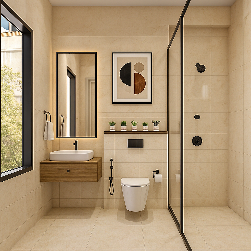 Marbre Crema Marfil pour votre intérieur de salle de bain