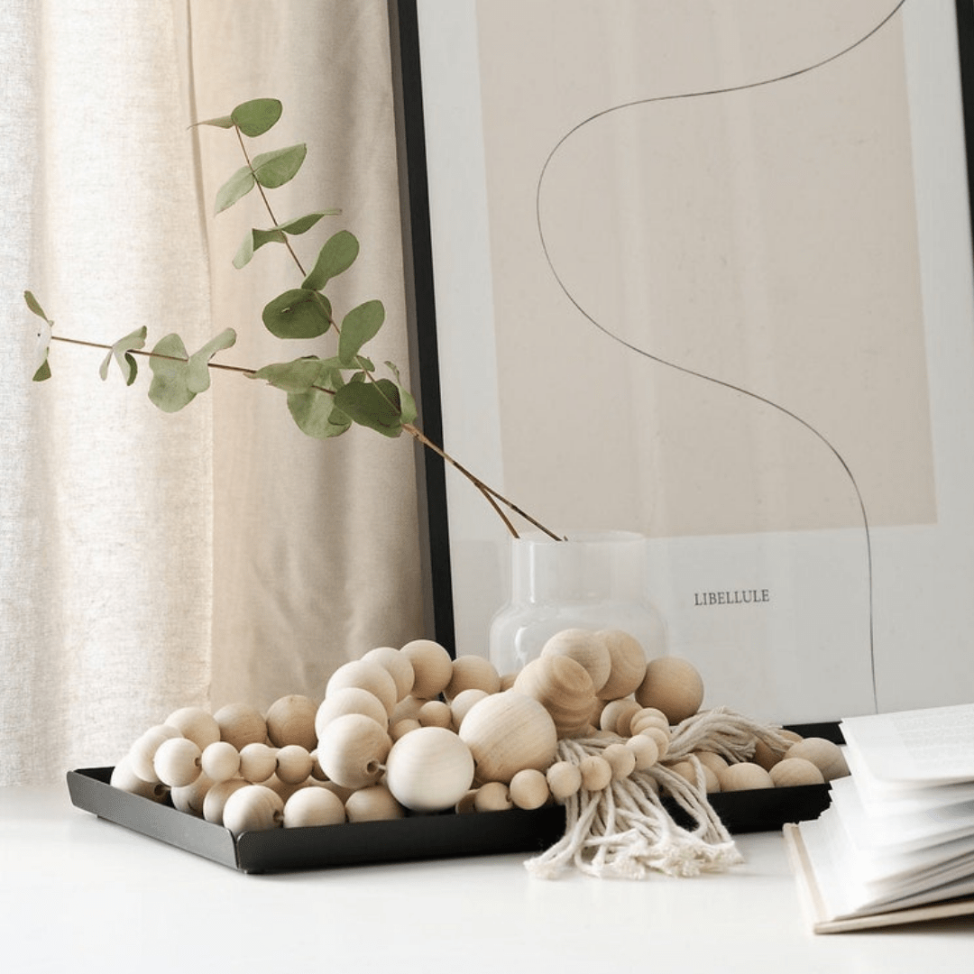 Plateau en acier pour organiser salle de bain