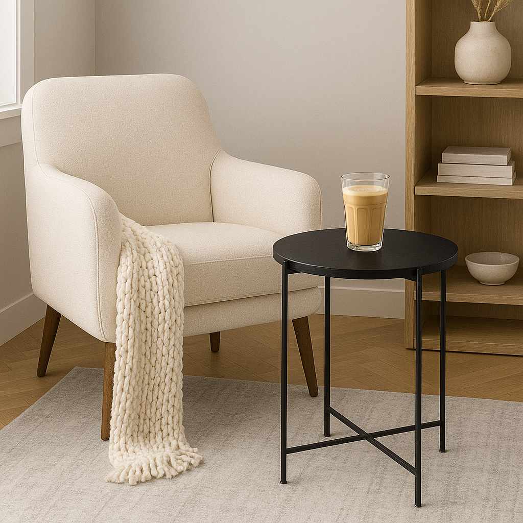 Table d’appoint Rabat : un meuble design pensé pour les intérieurs raffinés