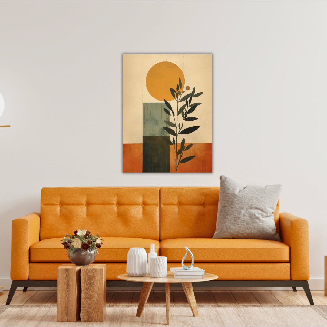 Décoration murale marocaine contemporaine sur toile