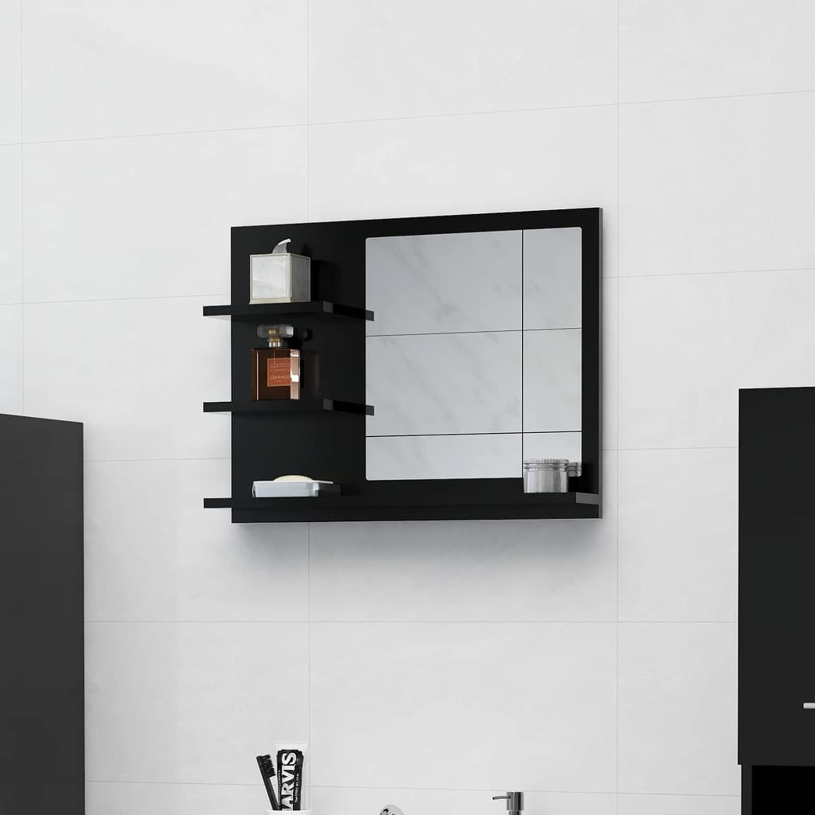 Miroir salle de bain avec rangement