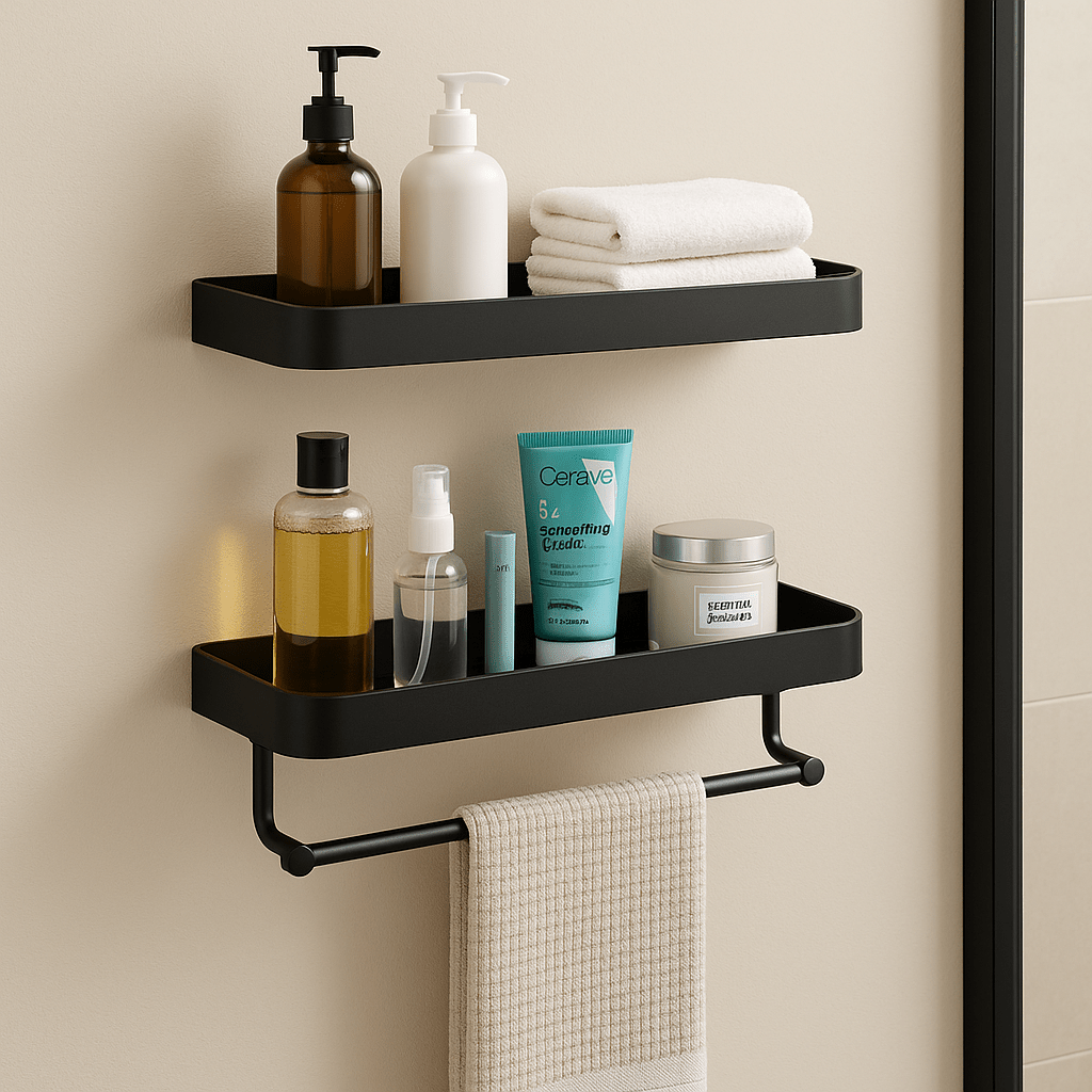 Étagère murale pour salle de bain