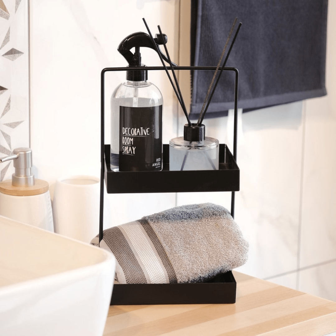 Présentoir pour ranger accessoires salle de bain