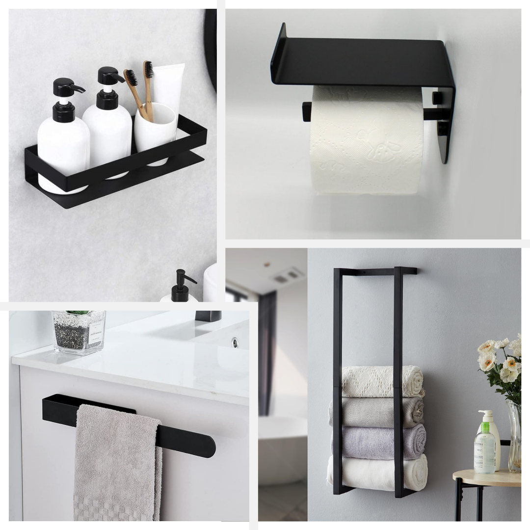 Collection Élégante d’Accessoires Salle de Bain 
