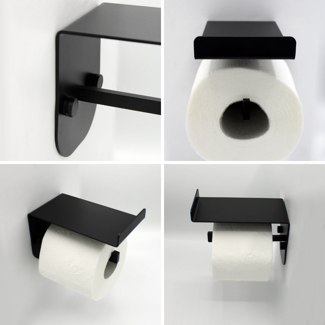 Acheter Ensemble d’accessoires de salle de bain minimaliste porte papier hygiénique 