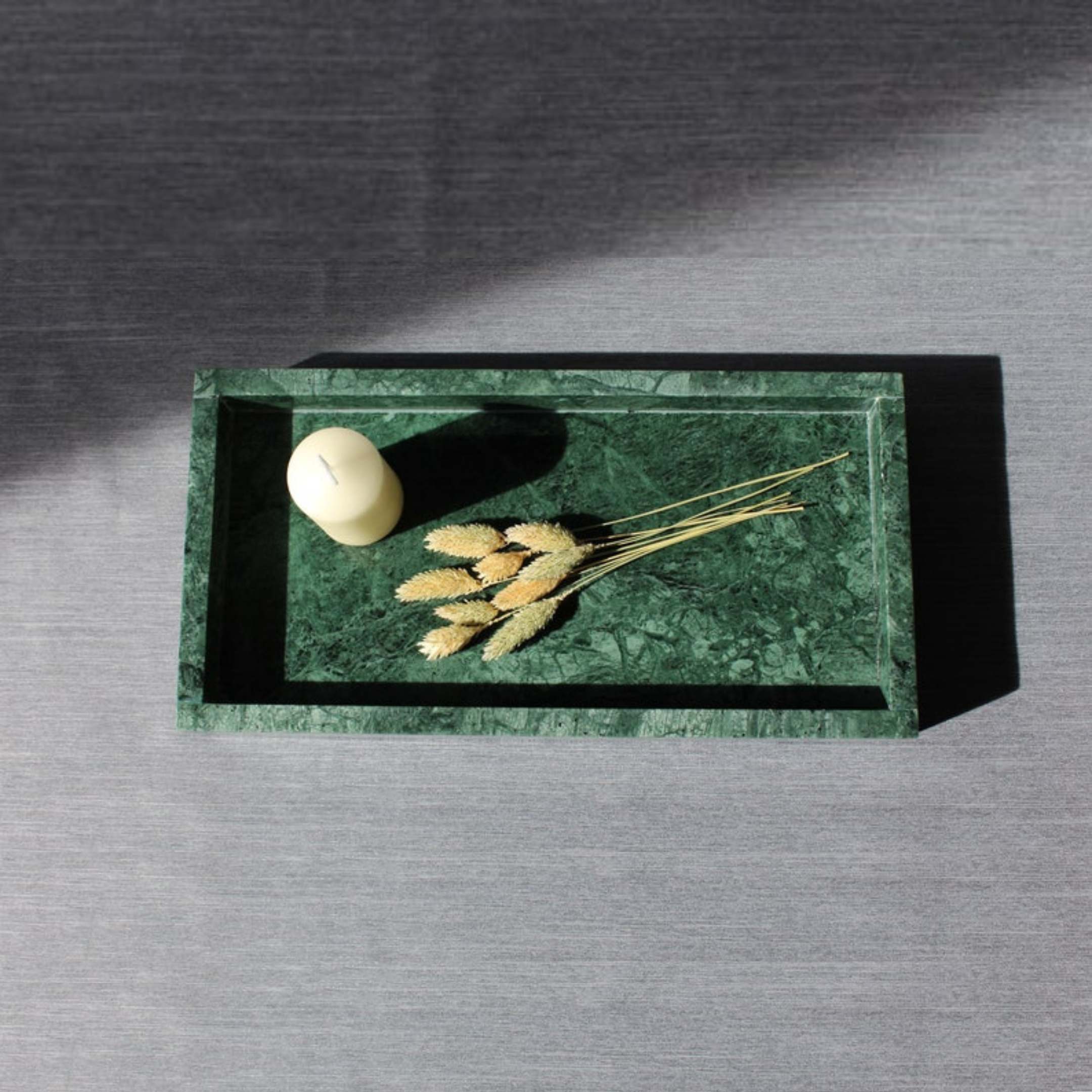 Mini plateau en marbre pour salle de bain
