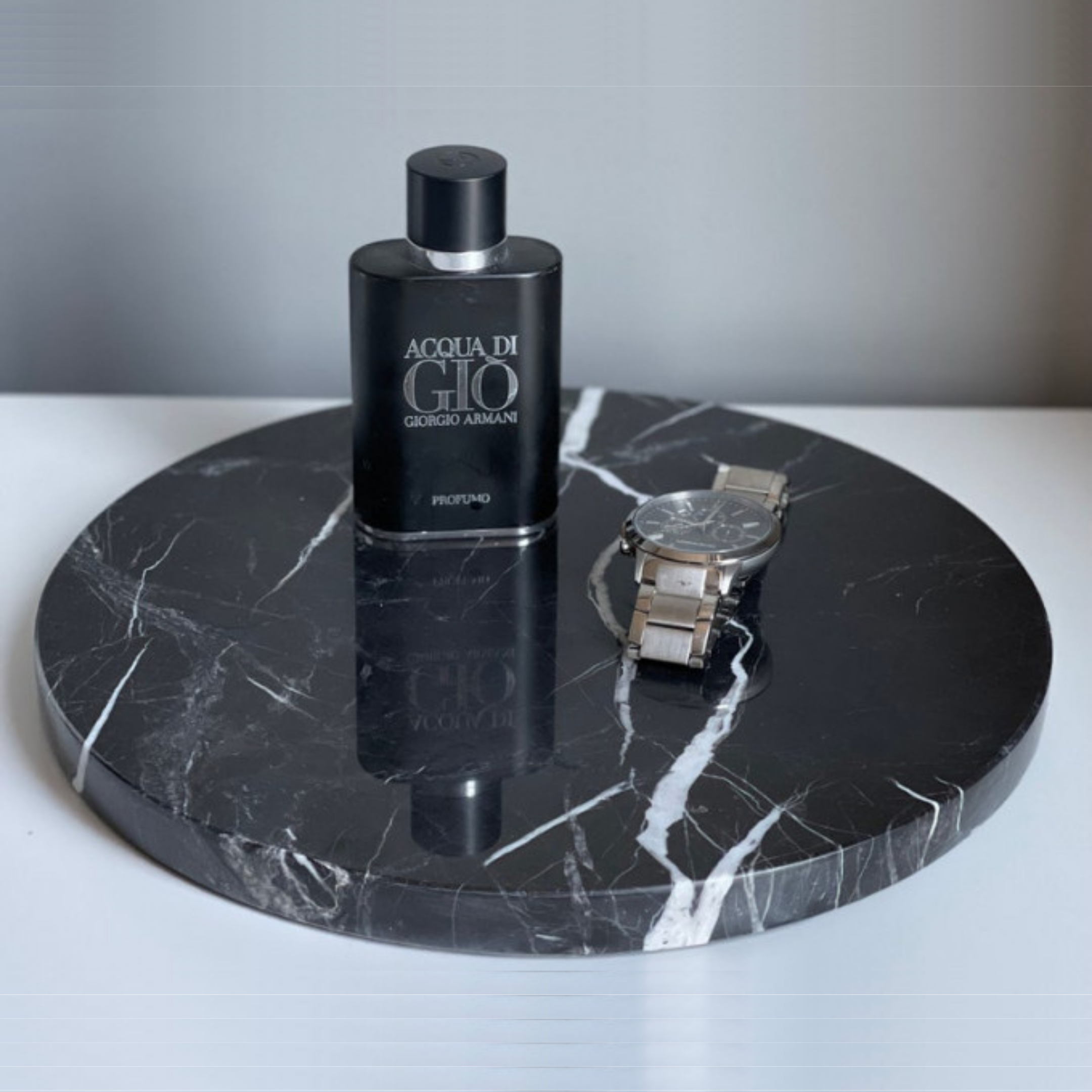Plateaux rond en marbre pour salle de bain 