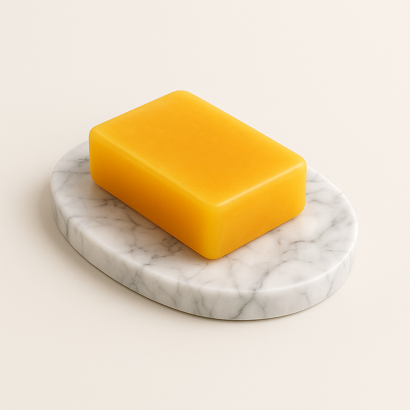 Porte savon en marbre blanc ovale : l’accessoire incontournable pour une salle de bain de prestige