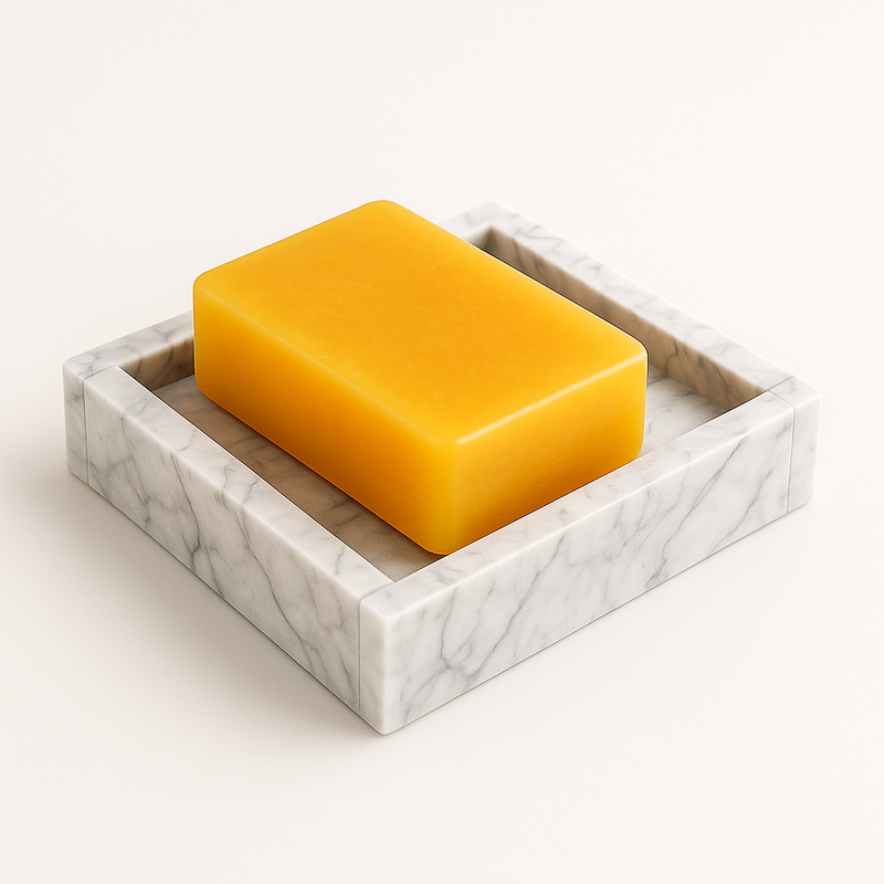 porte savon en marbre ailleurs que dans la salle de bain