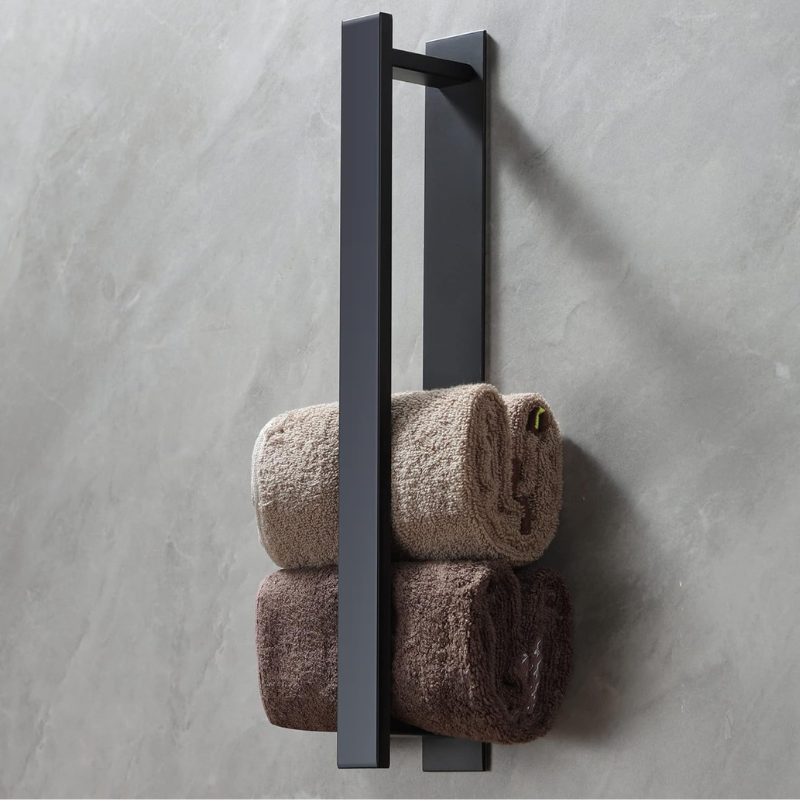 Porte serviette design en fer inoxydable pour salle de bain