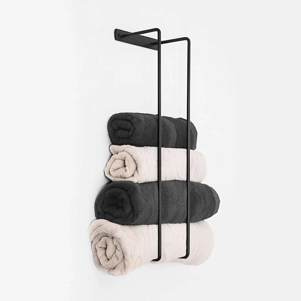 Porte-serviettes pour salle de bain moderne