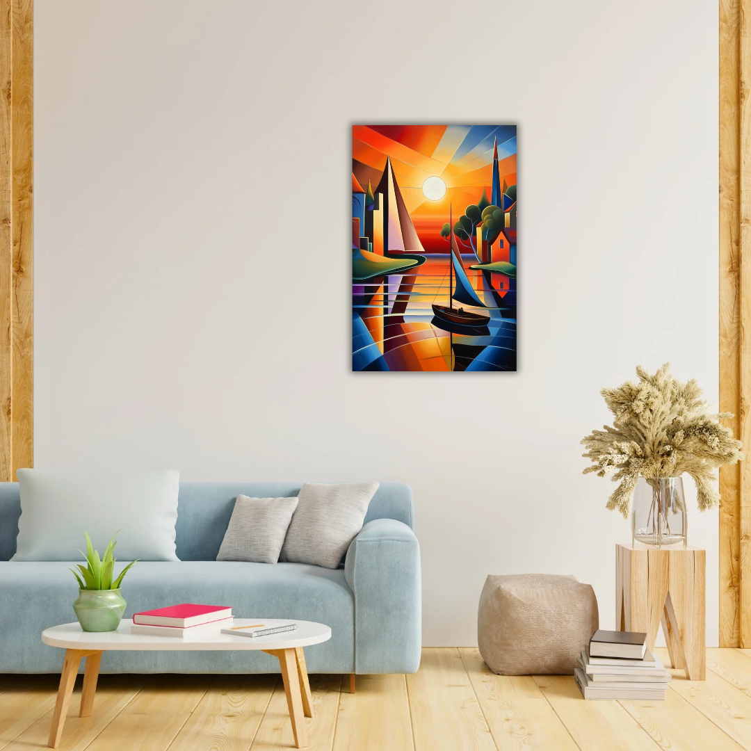 Tableau Moderne pour Salon : L'art comme élément central de votre décoration