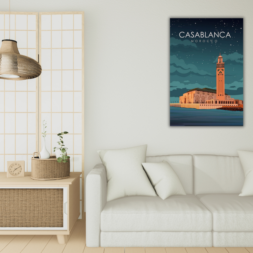 Tableau ville marocaine – Une évocation de tout un pays