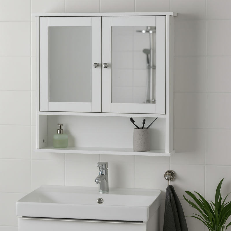 Meuble armoire IKEA style avec étagères
