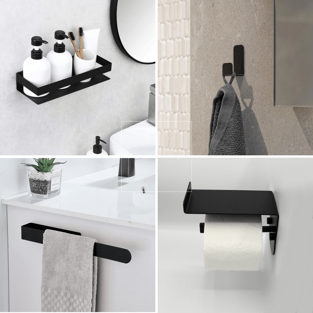 Collection Complète d'Accessoires Salle de Bain