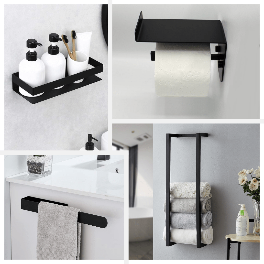 Collection Élégante d’Accessoires Salle de Bain 