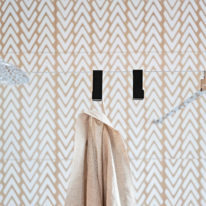 Lot 3 Crochets Muraux pour Paroi de Douche