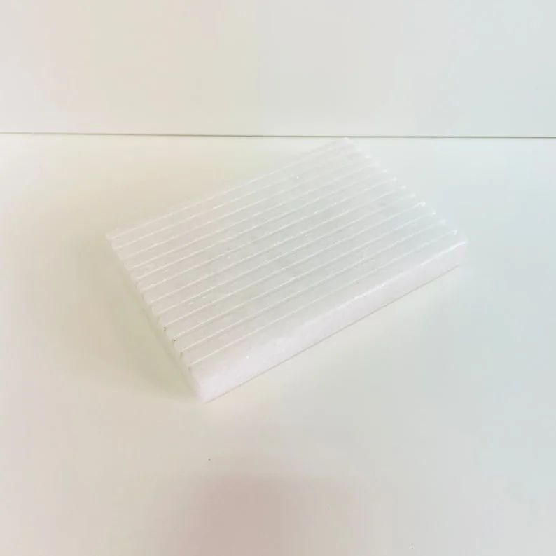 Porte savon en marbre pour salle de bain luxe