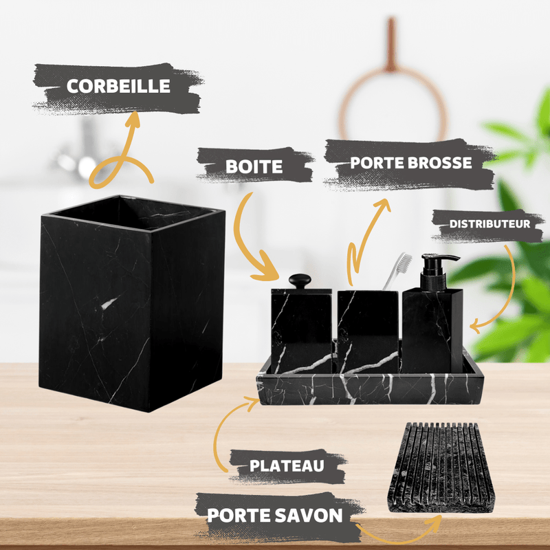 Ensemble de luxe Pour organiser la salle de bain au maroc