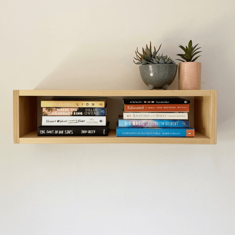 Étagère flottante en bois