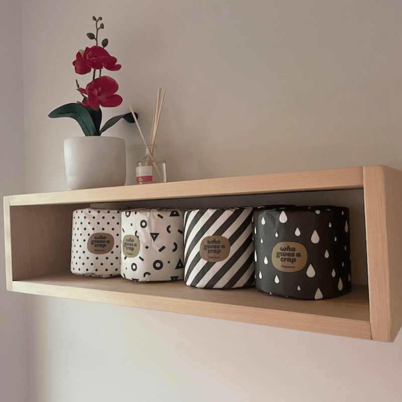 Étagère flottante en bois
