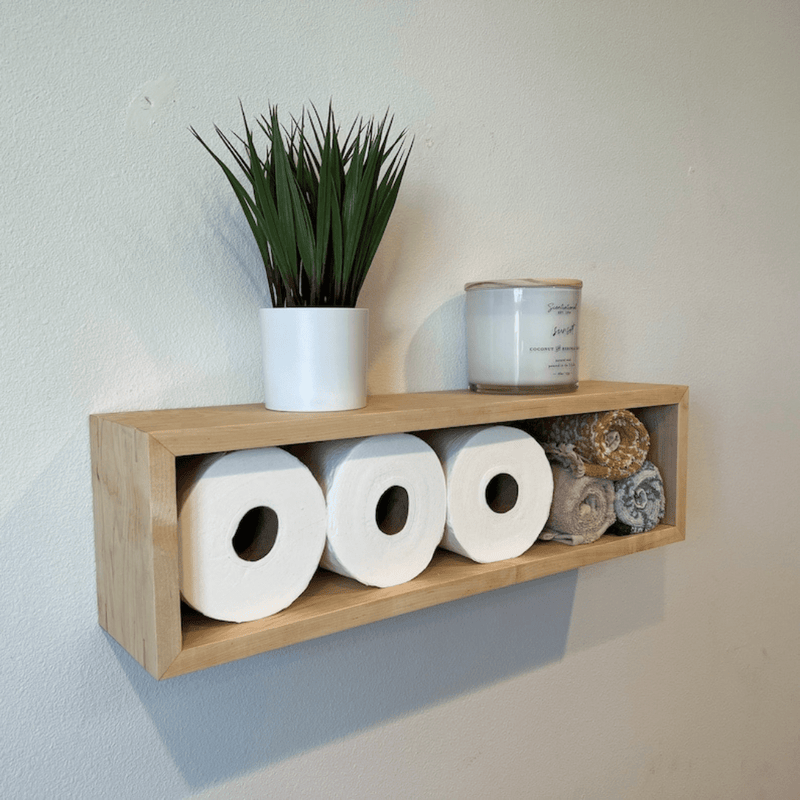 Étagère flottante en bois