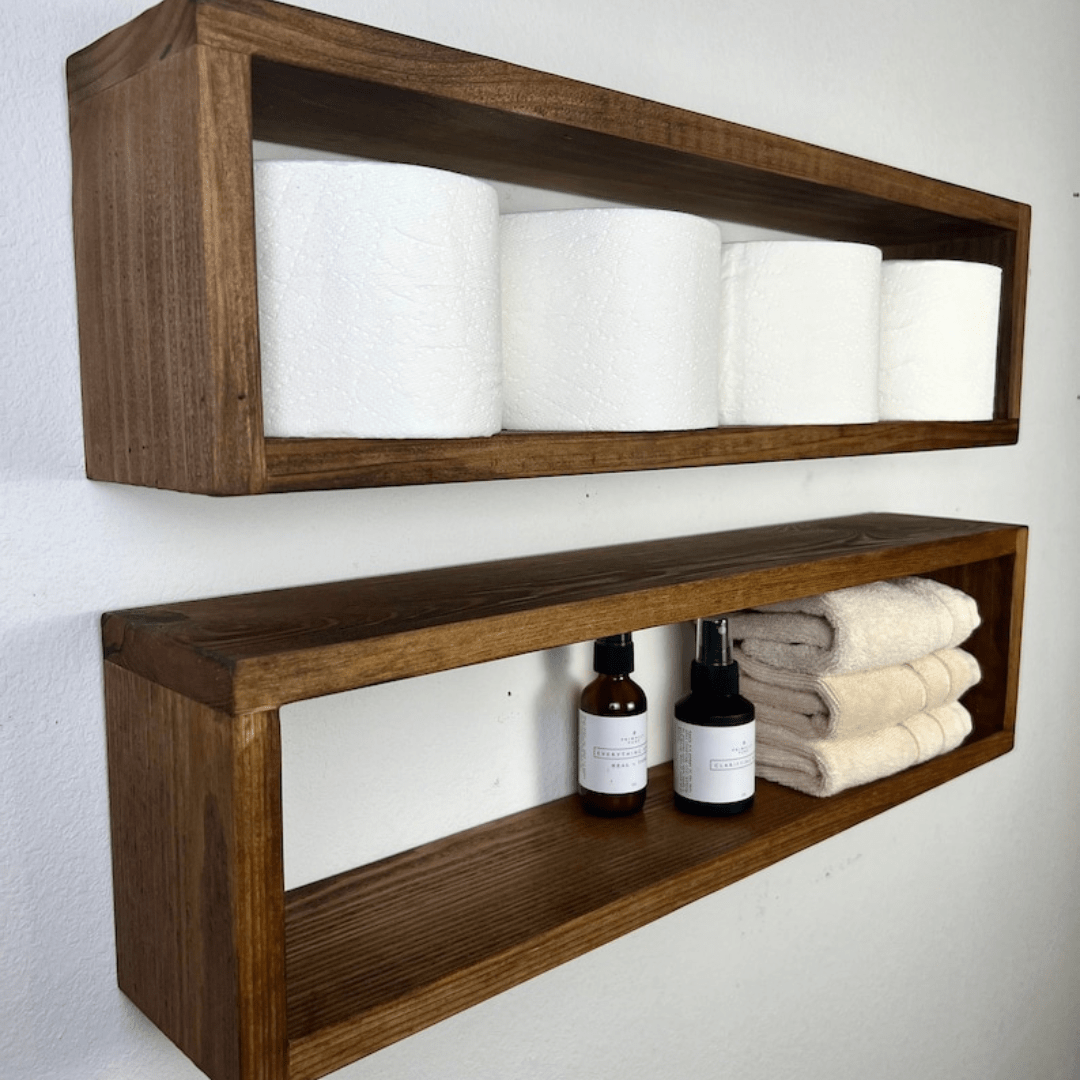 Étagère flottante en bois