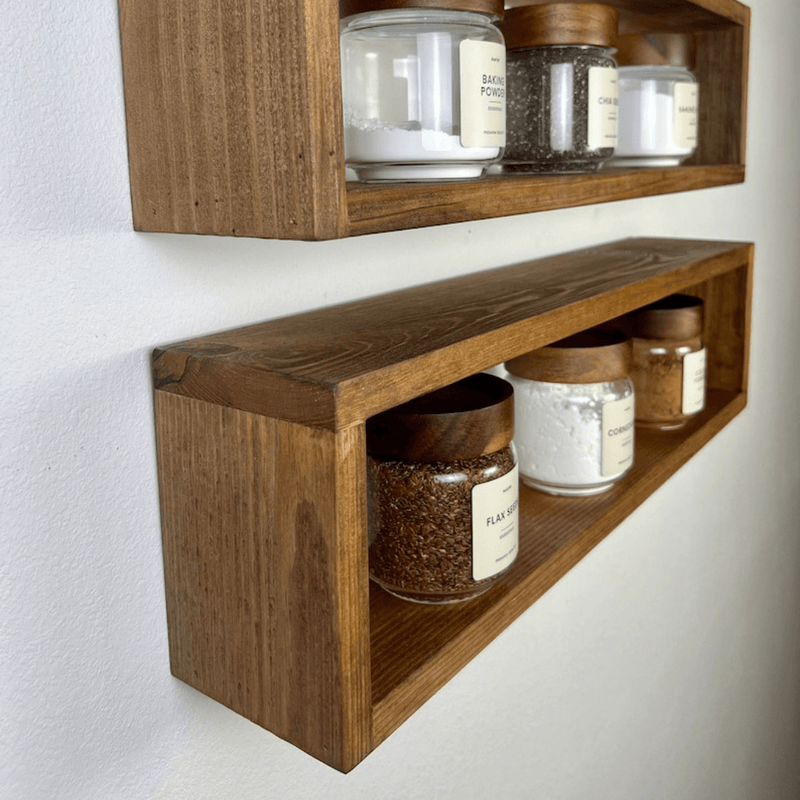 Étagère flottante en bois