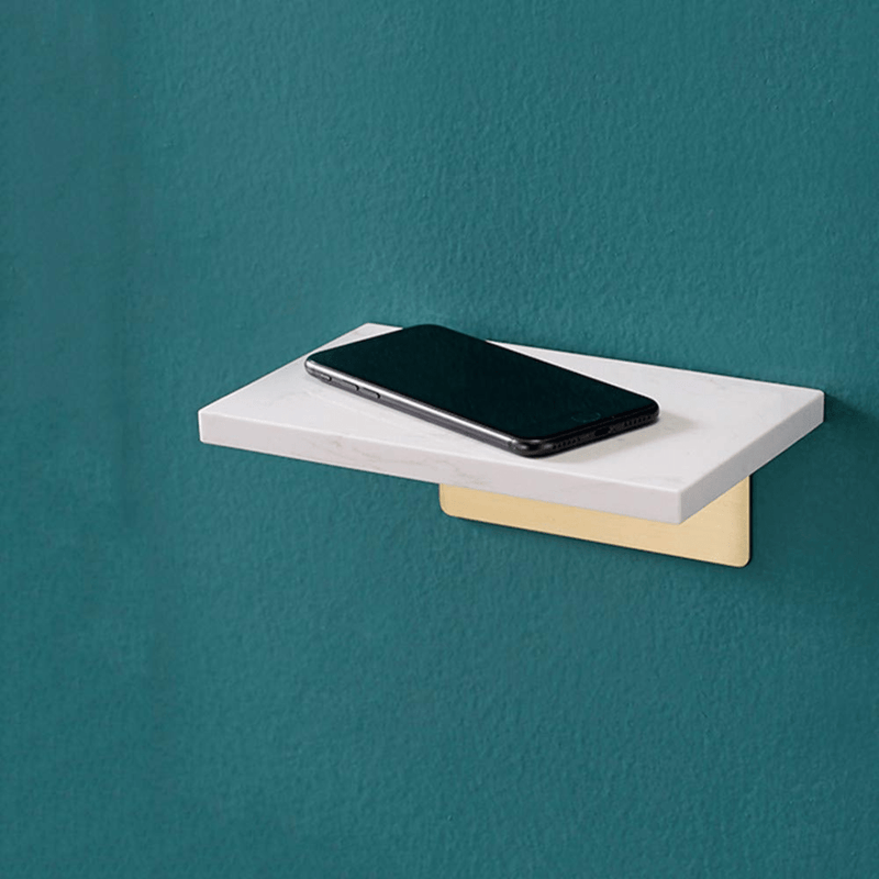 Étagère pour salle de bain en marbre naturel