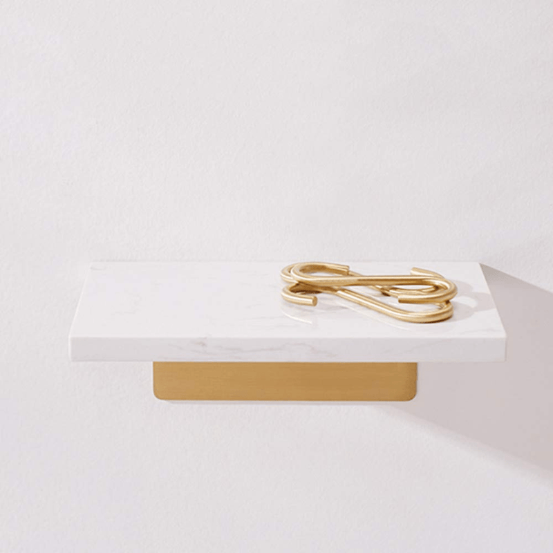 Étagère pour salle de bain en marbre naturel ikea