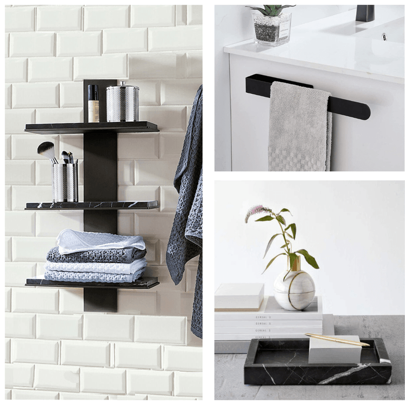Kit accessoire salle de bain de luxe