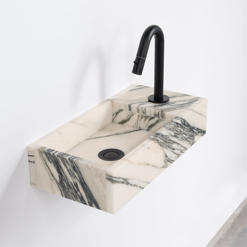Vasque en Marbre Design pour Salle de Bain Moderne