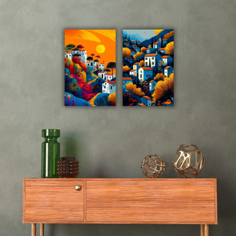 Pourquoi choisir un tableau mural marocain abstrait 