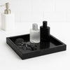 Plateau carré en marbre naturel pour salle de bain