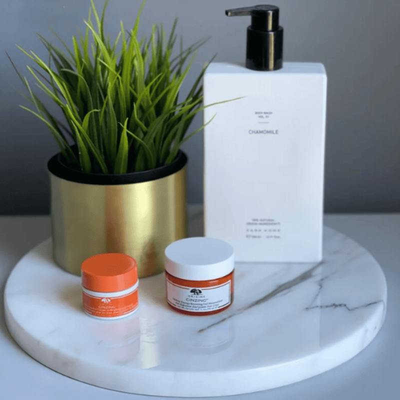 Plateau rond en marbre pour salle de bain au maroc