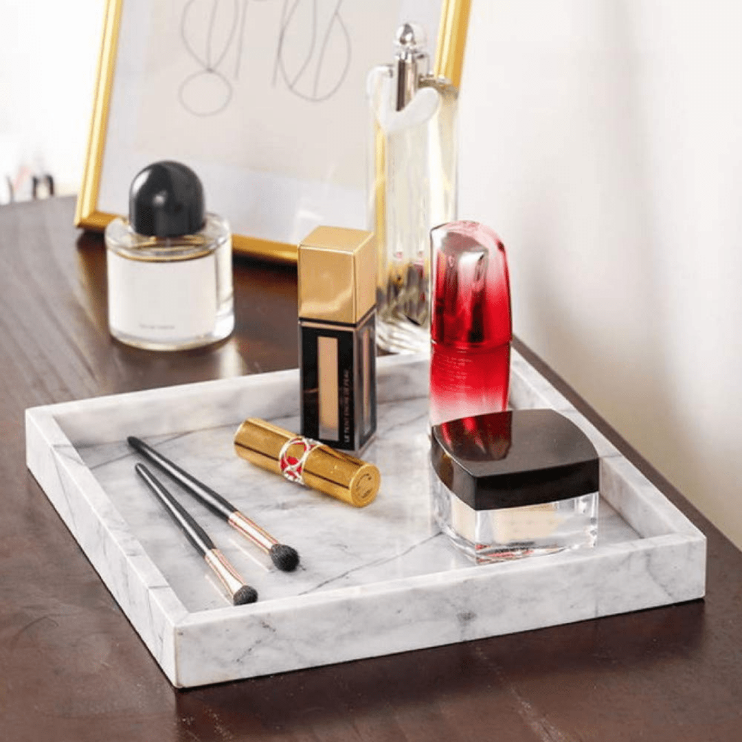 Plateau en marbre pour salle de bain au Maroc 