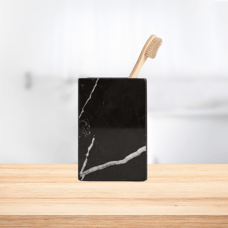 Porte brosse a dents en marbre
