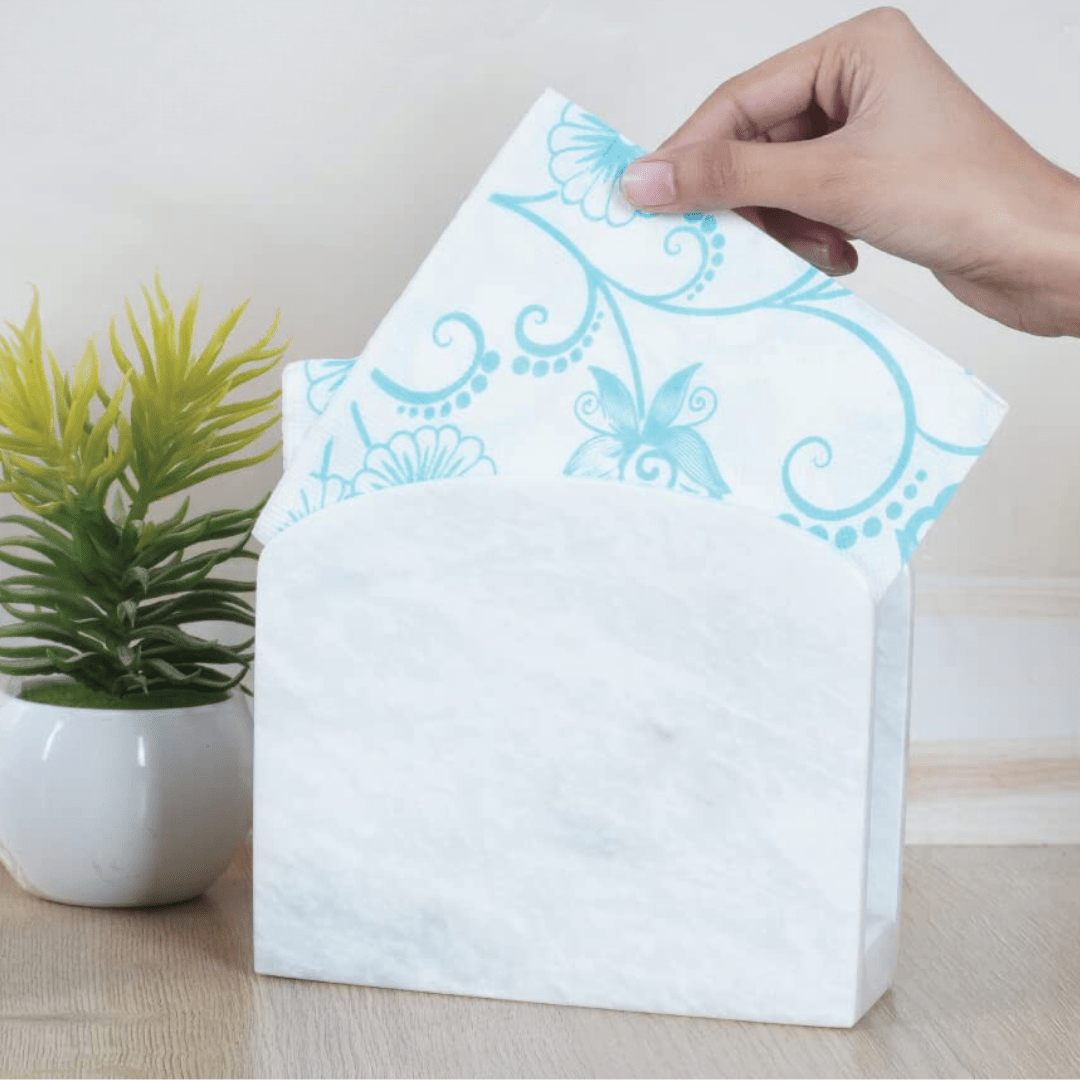 Porte Mouchoirs en Marbre – Élégance et Luxe pour Votre Salle de Bain