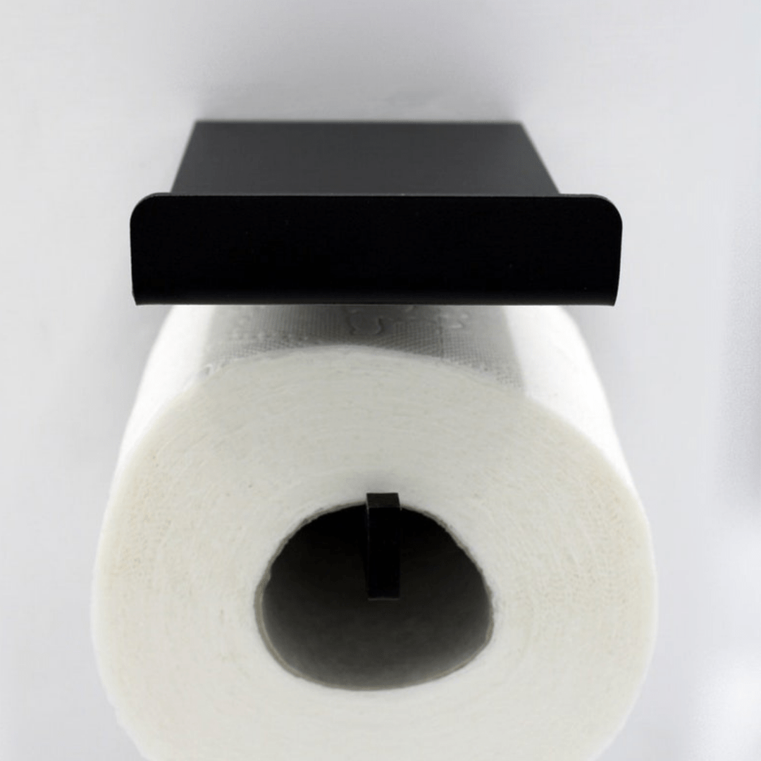Porte Papier hygienique en acier adhesif pour toilette