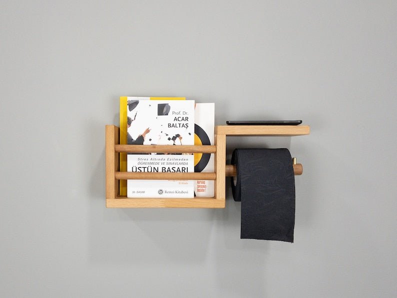 Porte papier toilette en bois au maroc