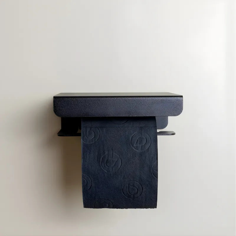Porte papier hygiénique élégant et pratique pour toilettes contemporaines