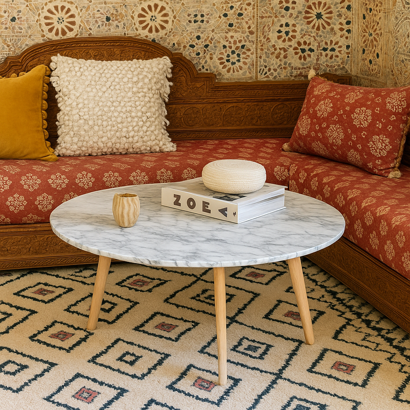 table basse pour décoration salon beldi moderne