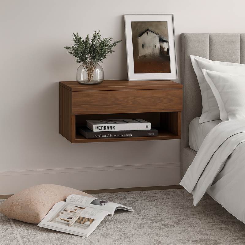 Table de chevet murale idéale pour chambre à coucher moderne