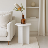 Table de chevet en marbre naturel