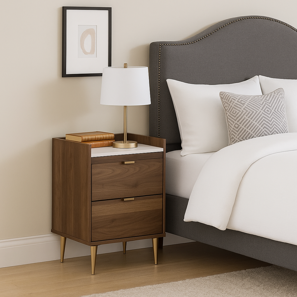 Une table de nuit moderne pensée pour votre confort