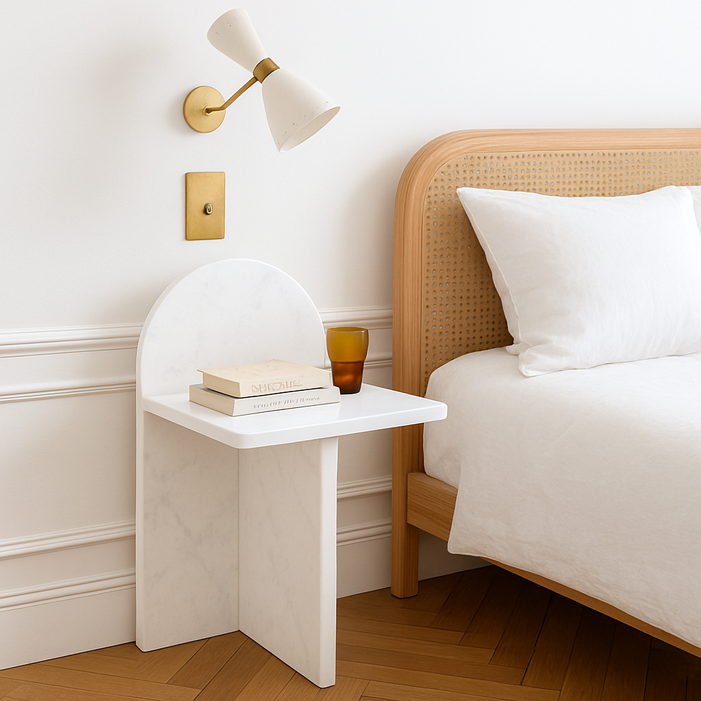 Table de nuit moderne : quand le marbre rencontre le design contemporain