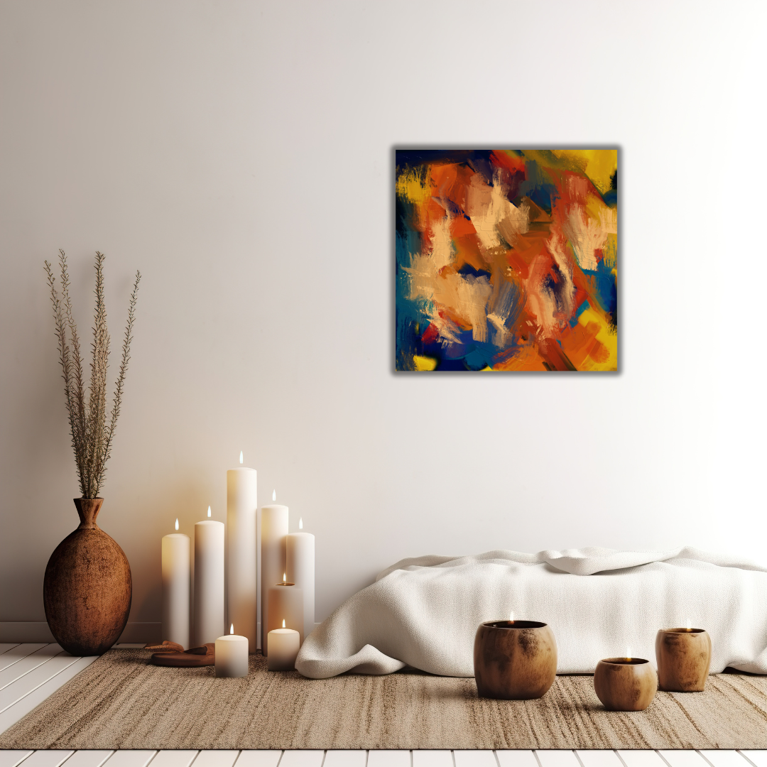 Comment intégrer un tableau abstrait dans votre décoration